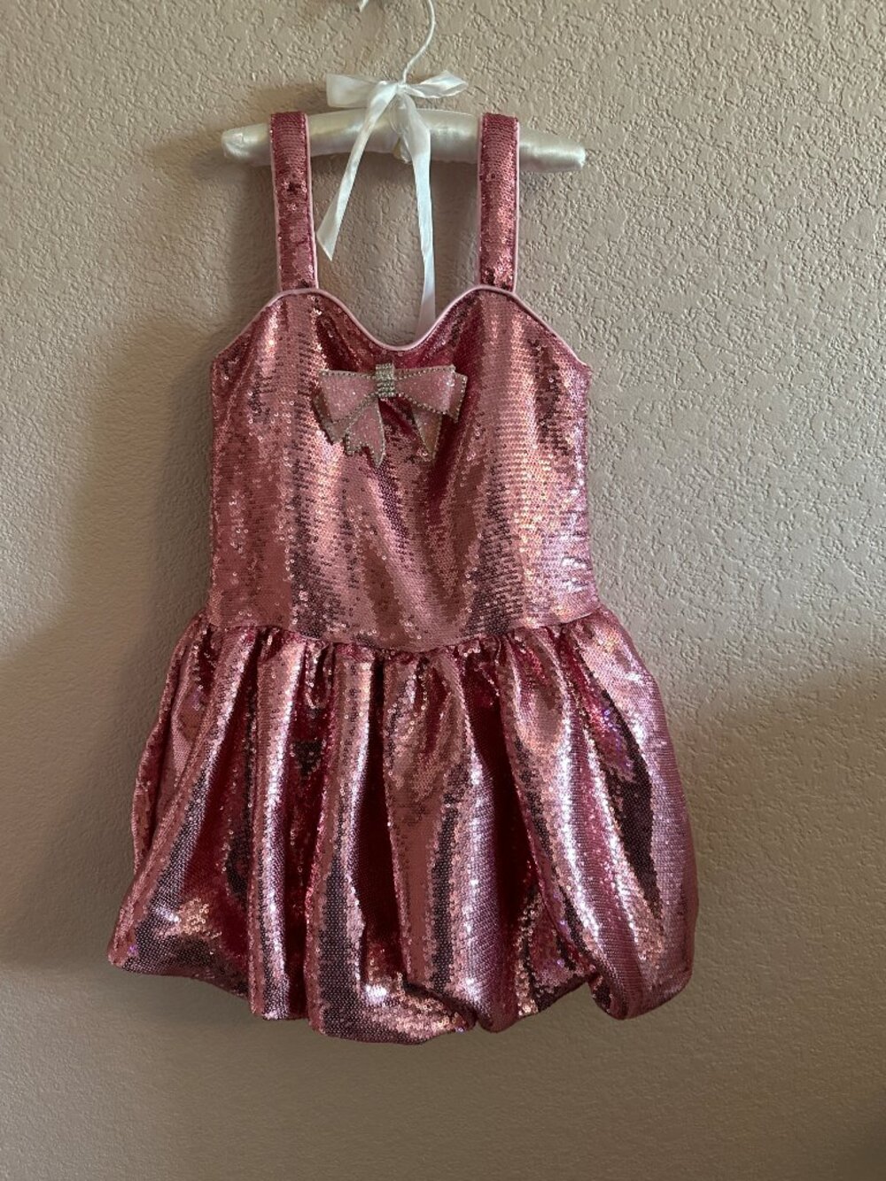 Lola + The Boys Rose Bow Bubble Dress